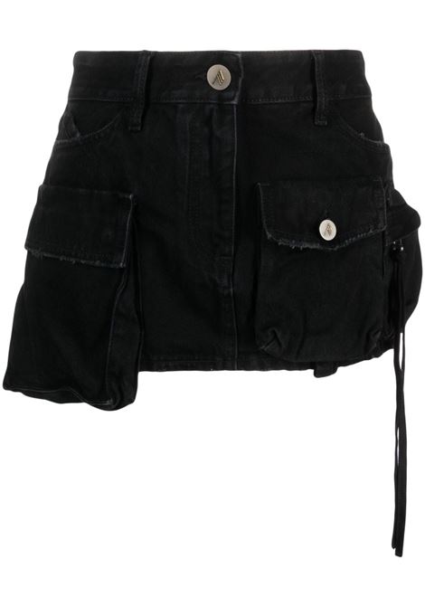 Black Fay cargo denim miniskirt - women THE ATTICO | 241WCS136D066100